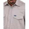 imageWrangler Mens Premium Performance Advanced Comfort WorkshirtCement