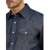 imageWrangler Mens Premium Performance Advanced Comfort WorkshirtDenim