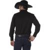 imageWrangler Mens Premium Performance Advanced Comfort WorkshirtSolid Black
