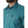 imageWrangler Mens Premium Performance Advanced Comfort WorkshirtTurquoise
