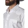 imageWrangler Mens Premium Performance Advanced Comfort WorkshirtWhite