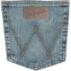 imageWrangler Mens Retro Slim Fit Straight Leg JeanBarrel