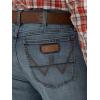 imageWrangler Mens Retro Slim Fit Straight Leg JeanBrown