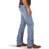 imageWrangler Mens Retro Slim Fit Straight Leg JeanPlacid Blue