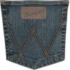 imageWrangler Mens Retro Slim Fit Straight Leg JeanRoot Beer