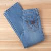 imageWrangler Mens Retro Slim Fit Straight Leg JeanRoughhouse