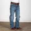 imageWrangler Mens Retro Slim Fit Straight Leg JeanRoughhouse