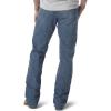 imageWrangler Mens Retro Slim Fit Straight Leg JeanWorn in