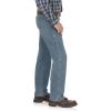 imageWrangler Mens Rugged Wear Performance Series Relaxed Fit JeansBleach Wash