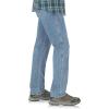 imageWrangler Mens Rugged Wear Performance Series Relaxed Fit JeansLight Stone