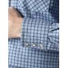 imageWrangler RedWhite Mens Long Sleeve Fashion Western Snap Plaid Shirt MVG341RBlue Plaid
