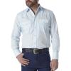 imageWrangler RedWhite Mens Long Sleeve Fashion Western Snap Plaid Shirt MVG341RBlue