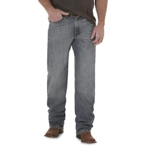 imageWrangler Mens 20X 02 Active Flex Competition Slim Fit Stone Blue JeansDeep Blue