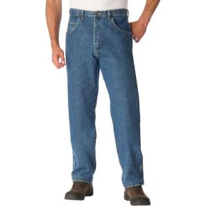 imageWrangler Mens Retro Slim Fit Straight Leg JeanAntique Indigo