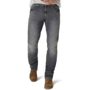 imageWrangler Mens Retro Slim Fit Straight Leg JeanDark Knight