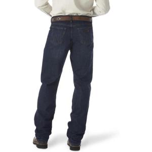 imageWrangler Mens Retro Slim Fit Straight Leg JeanDeep Blue