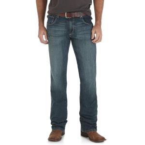 imageWrangler Mens Retro Slim Fit Straight Leg JeanMacon