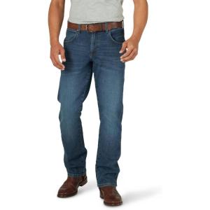 imageWrangler Mens Retro Slim Fit Straight Leg JeanMauney
