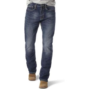 imageWrangler Mens Retro Slim Fit Straight Leg JeanMidland