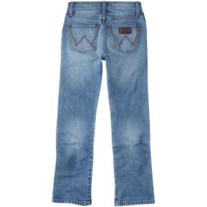 imageWrangler Mens Retro Slim Fit Straight Leg JeanRoughhouse