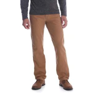 imageWrangler Mens Rugged Wear Performance Series Relaxed Fit JeansAcorn Canvas