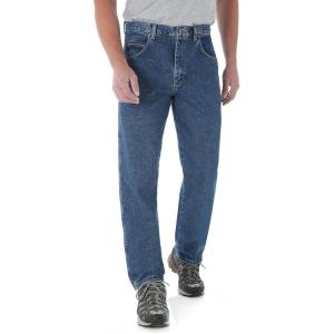 imageWrangler Mens Rugged Wear Performance Series Relaxed Fit JeansAntique Indigo