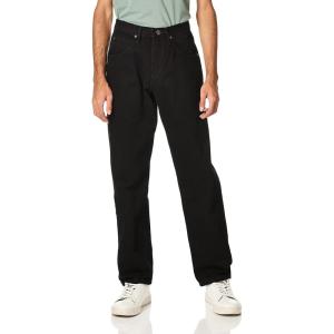 imageWrangler Mens Rugged Wear Performance Series Relaxed Fit JeansBlack