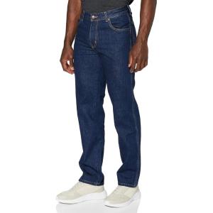 imageWrangler Mens Rugged Wear Performance Series Relaxed Fit JeansDark Blue