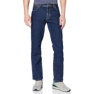 imageWrangler Mens Rugged Wear Performance Series Relaxed Fit JeansDarkstone