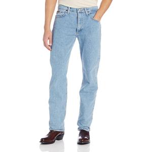 imageWrangler Mens Rugged Wear Performance Series Relaxed Fit JeansLt Stonewash