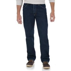 imageWrangler Mens Rugged Wear Performance Series Relaxed Fit JeansMidnight Rinse