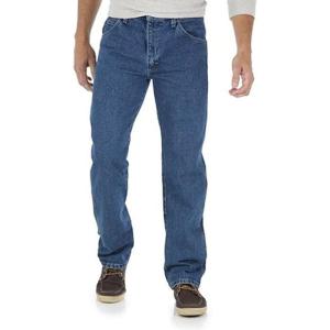imageWrangler Mens Rugged Wear Performance Series Relaxed Fit JeansPepper Stone