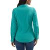 imageWomens Retro Long Sleeve Cool Blue Solid Western ShirtBright Aqua