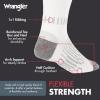 imageWrangler  Peak Mens Crew Socks  Durable Half Cushion Socks with Arch SupportWhite