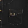 imageWrangler Black Retro Long Sleeve Mens Western Snap Shirt MVR532XBlack Snap