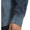 imageWrangler Black Retro Long Sleeve Mens Western Snap Shirt MVR532XBlue Denim