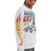 imageWrangler Boys X Hot Wheels Youth Crewneck Rodeo PulloverWhite