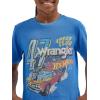 imageWrangler Boys X Hot Wheels Youth Reg Fit Speed Club TeeBlue