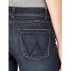 imageWrangler Ladies Retro Sadie Boot Cut JeansDark Blue