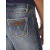 imageWrangler Ladies Retro Sadie Boot Cut JeansMedium Blue