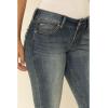 imageWrangler Ladies Retro Sadie Boot Cut JeansMid Wash