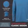 imageWrangler Long Sleeve Layering Tee Shirts for Men Core Mens Layering TShirtCharcoalStn Blue