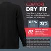 imageWrangler Long Sleeve Layering Tee Shirts for Men Core Mens Layering TShirtGreenBlack