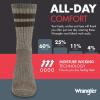 imageWrangler Mens Blended Wool Work Socks  Crew Socks for Hiking Boots ampamp AllWeather Wear with Arch Support  Size 612Green