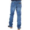 imageWrangler Mens Retro Slim Fit Boot Cut Green JeansHaze