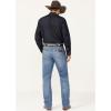 imageWrangler Mens Retro Slim Fit Boot Cut Green JeansKresby
