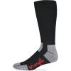 imageWrangler Mens Riggs Steel Toe Cushion Cotton Boot Crew Socks 2 PairsBlack