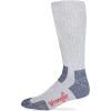 imageWrangler Mens Riggs Steel Toe Cushion Cotton Boot Crew Socks 2 PairsGrey