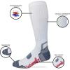 imageWrangler Mens Ultra Dri Compression Tall Boot Socks 3 PairsBlack
