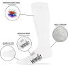 imageWrangler Mens Western Boot Socks Three PairsWhite